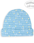 100% COTTON 5 PACK BEANIE HAT SET 'HELLO CUTE'