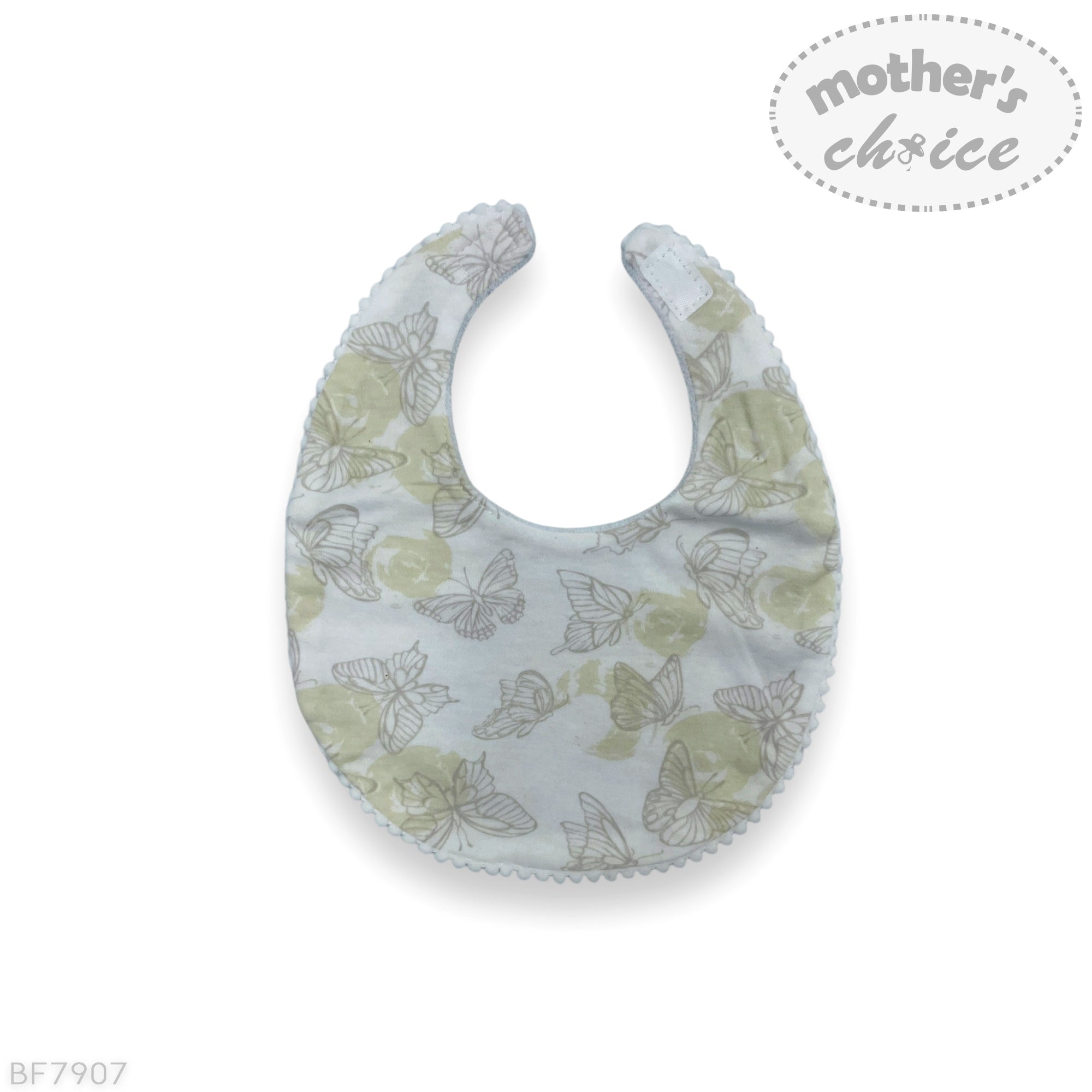 M/C 2 PACK FANCY BIBS BUTTERFLY