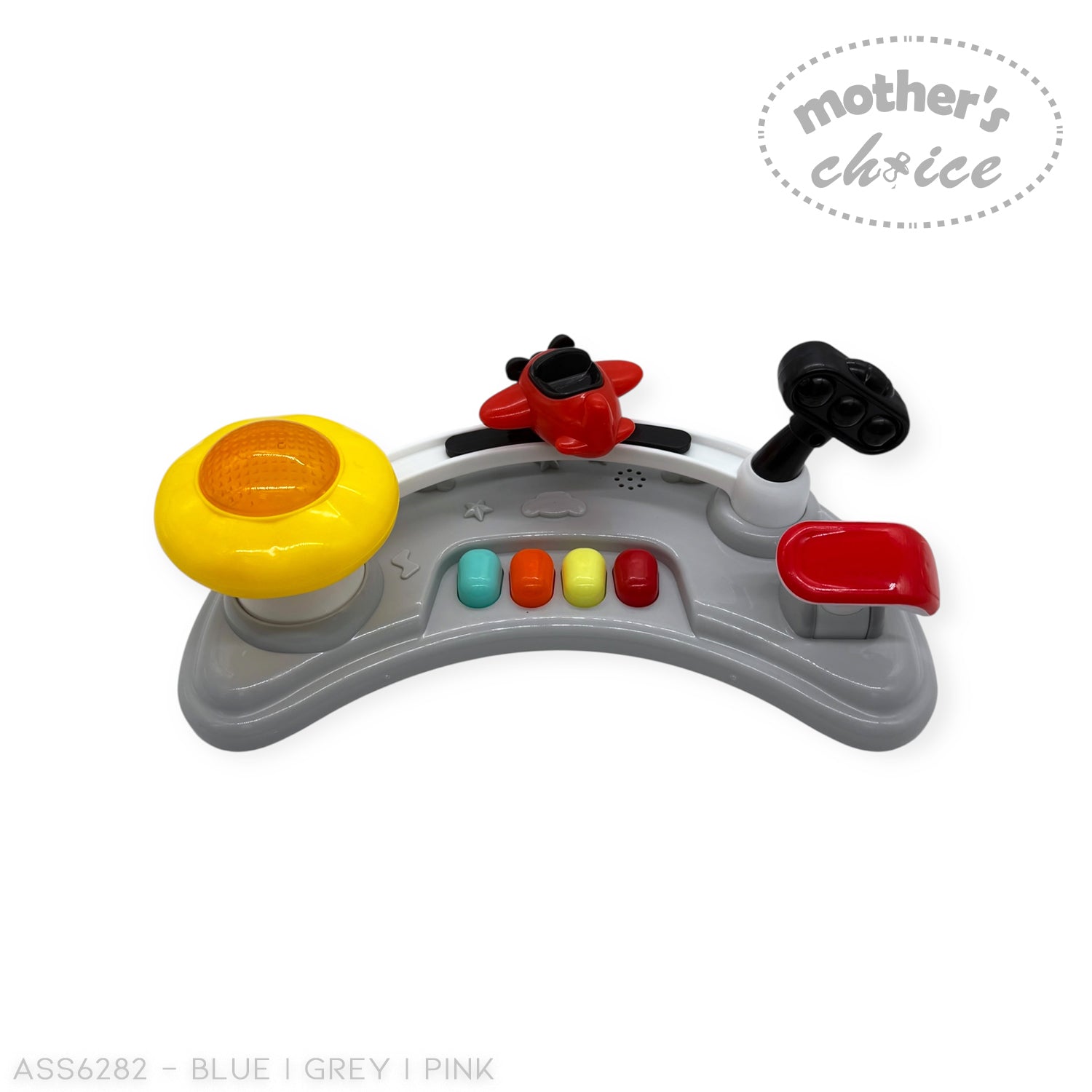 MOTHERS CHOICE BABY WALKER WITH MUSIC AND LIGHT, PLASTIC WHEEL