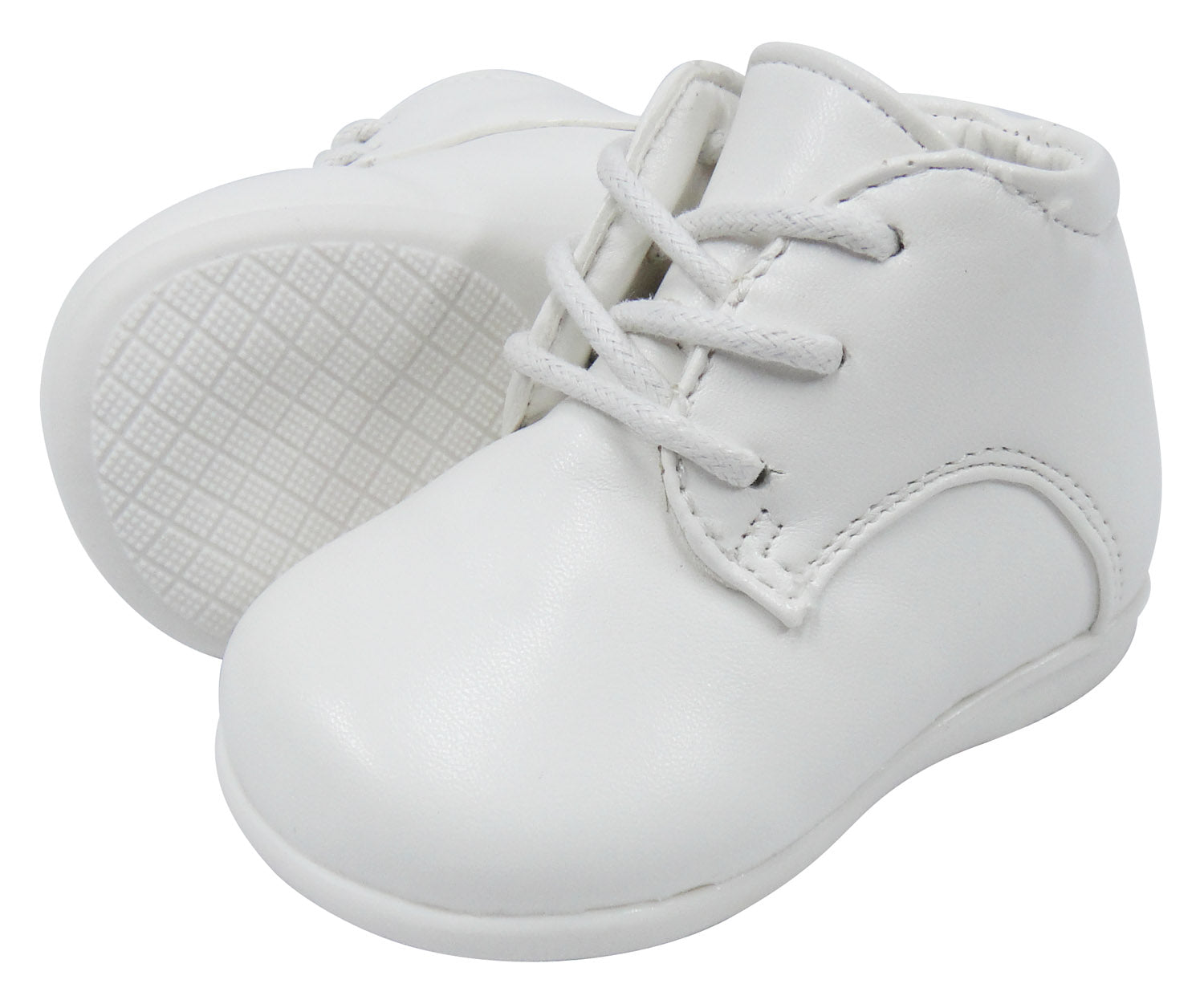 BOYS WHITE LACE UP BOOT