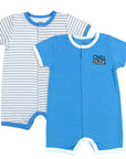 INFANT'S 2 PACK ROMPERS 'DUDE' 0-3M