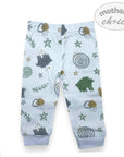 M/C 2 PACK LEGGINGS  'MINT ART'  0-3M