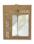 M/C BAMBOO 2PK  HOODED TOWEL STONE