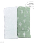 M/C BAMBOO 2PK MUSLIN WRAP SAGE