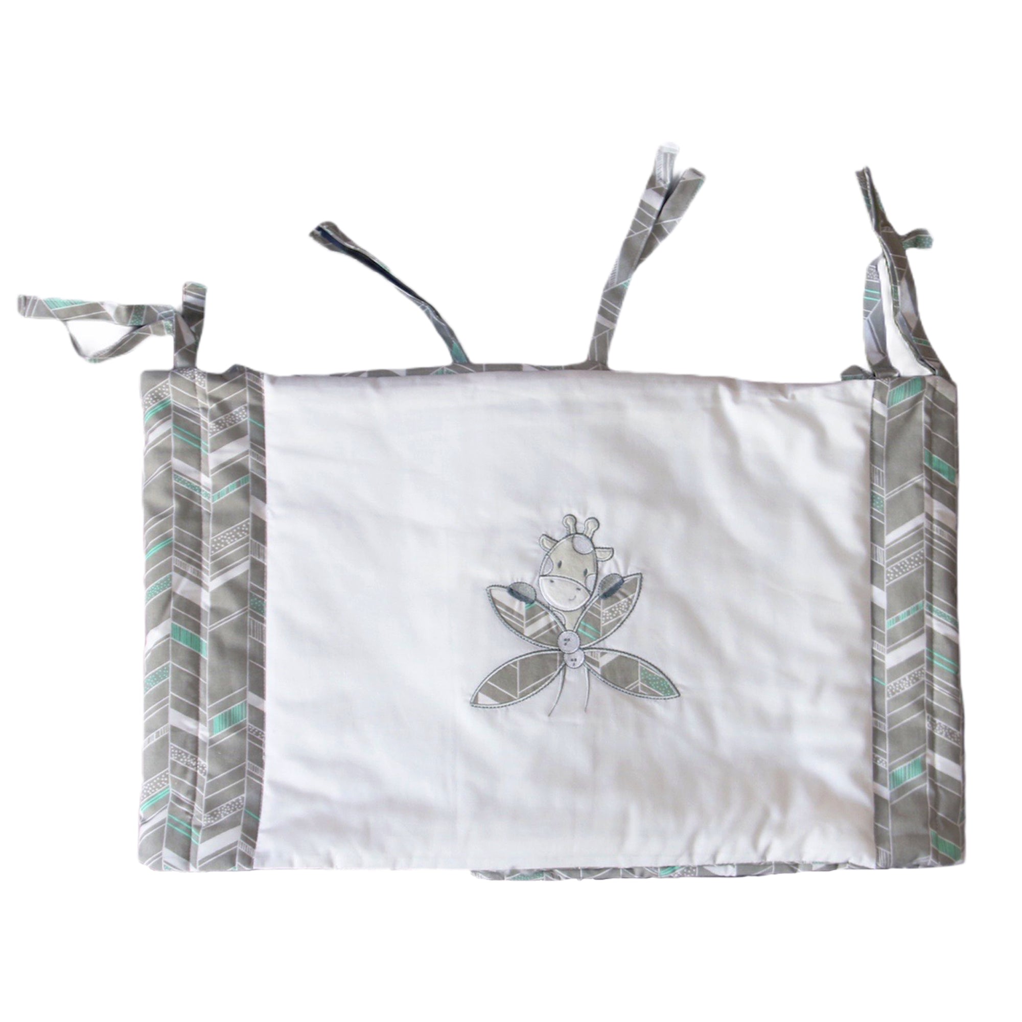 BABY BEDDING SET 'MINT GIRAFFE'