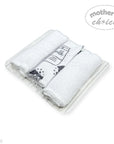 M/C 3PC HOODED TOWELS AND 3PC FACECLOTHS MILK BOTTLE