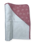 M/C BAMBOO HOODED TOWEL PINK