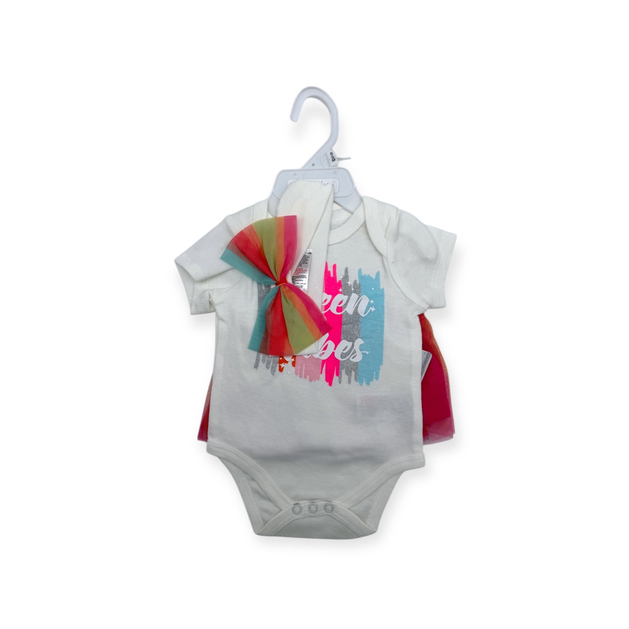 INF 3PC SET  QUEEN VIBES 0-3M