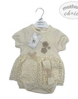 INF GIRLS NATURAL 3PC SET 'BEAUTIFUL GARDEN' 0-3M