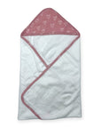 M/C BAMBOO 2PK  HOODED TOWEL PINK