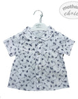 INF GIRLS DENIM SHIRT AND SHORTS SET 0-3M