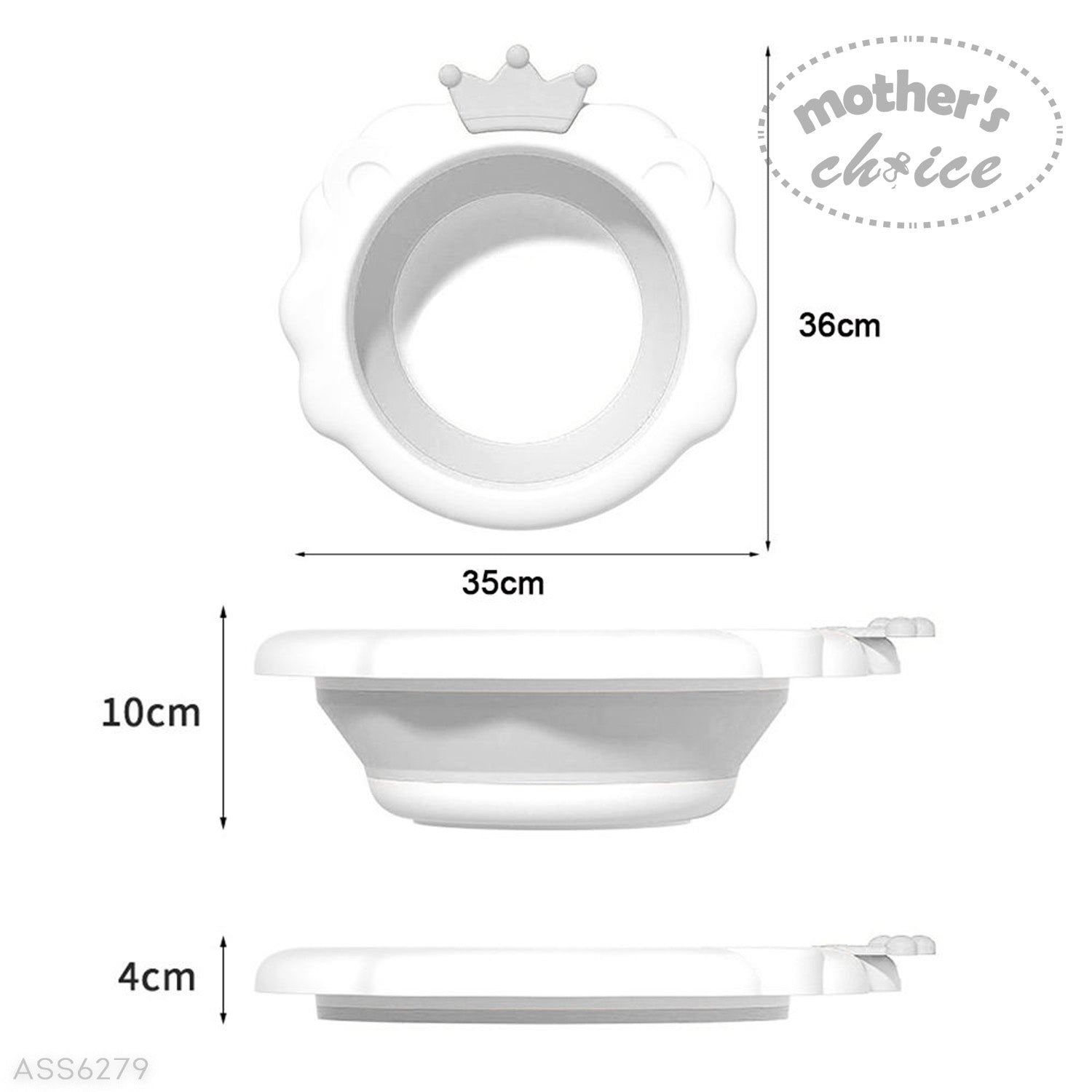 MOTHERS CHOICE BABY BATH TUB SET LARGE