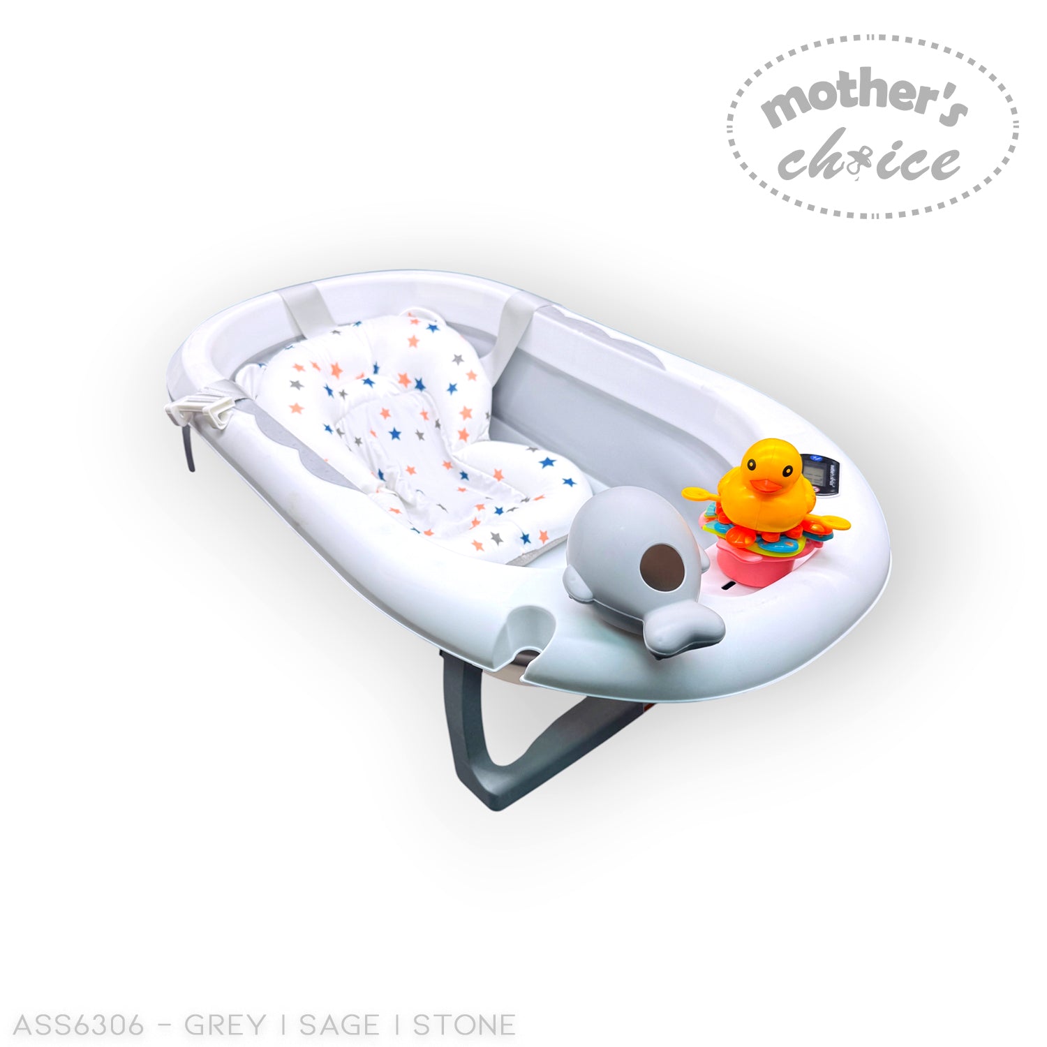 BABY BATH LARGE WITH DUCK &amp;amp; TOYS &amp;amp; CUSHION