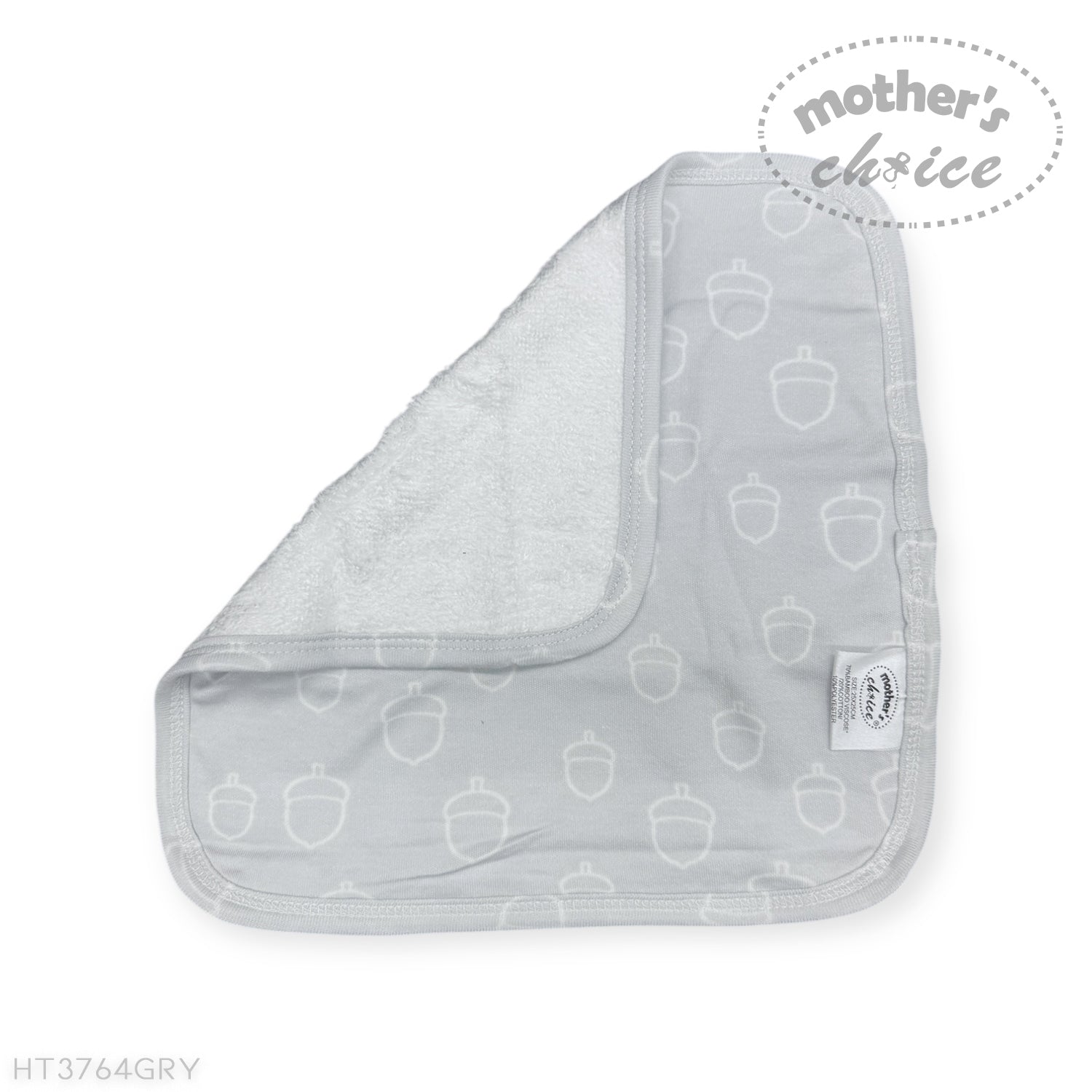 M/C BAMBOO 3PK FACECLOTHS GREY