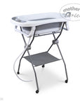 FOLDABLE BABY BATHTUB WITH THERMOMETER AND STAND