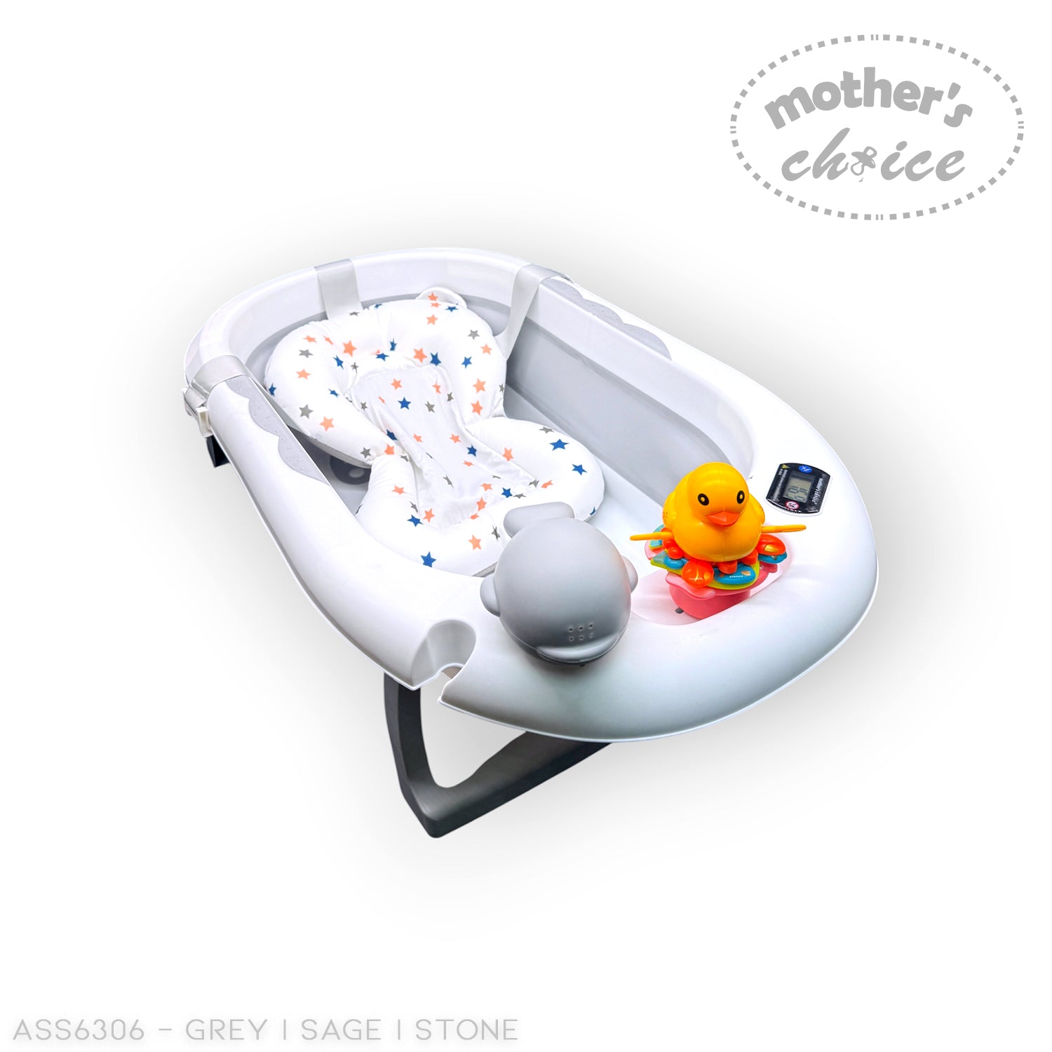 BABY BATH LARGE WITH DUCK &amp;amp; TOYS &amp;amp; CUSHION