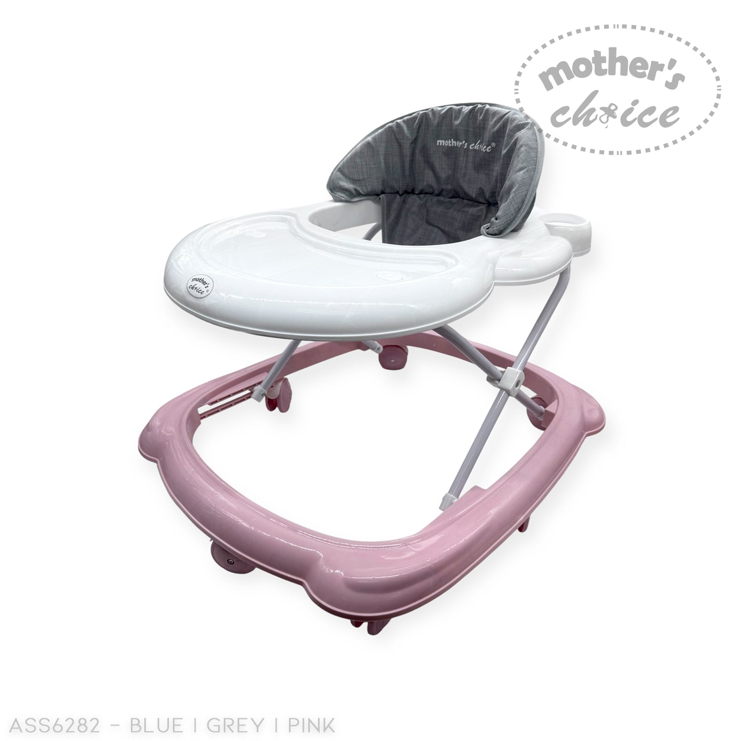 MOTHERS CHOICE BABY WALKER WITH MUSIC AND LIGHT, PLASTIC WHEEL