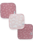 M/C BAMBOO 3PK FACECLOTHS PINK