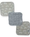 M/C BAMBOO 3PK FACECLOTHS STONE