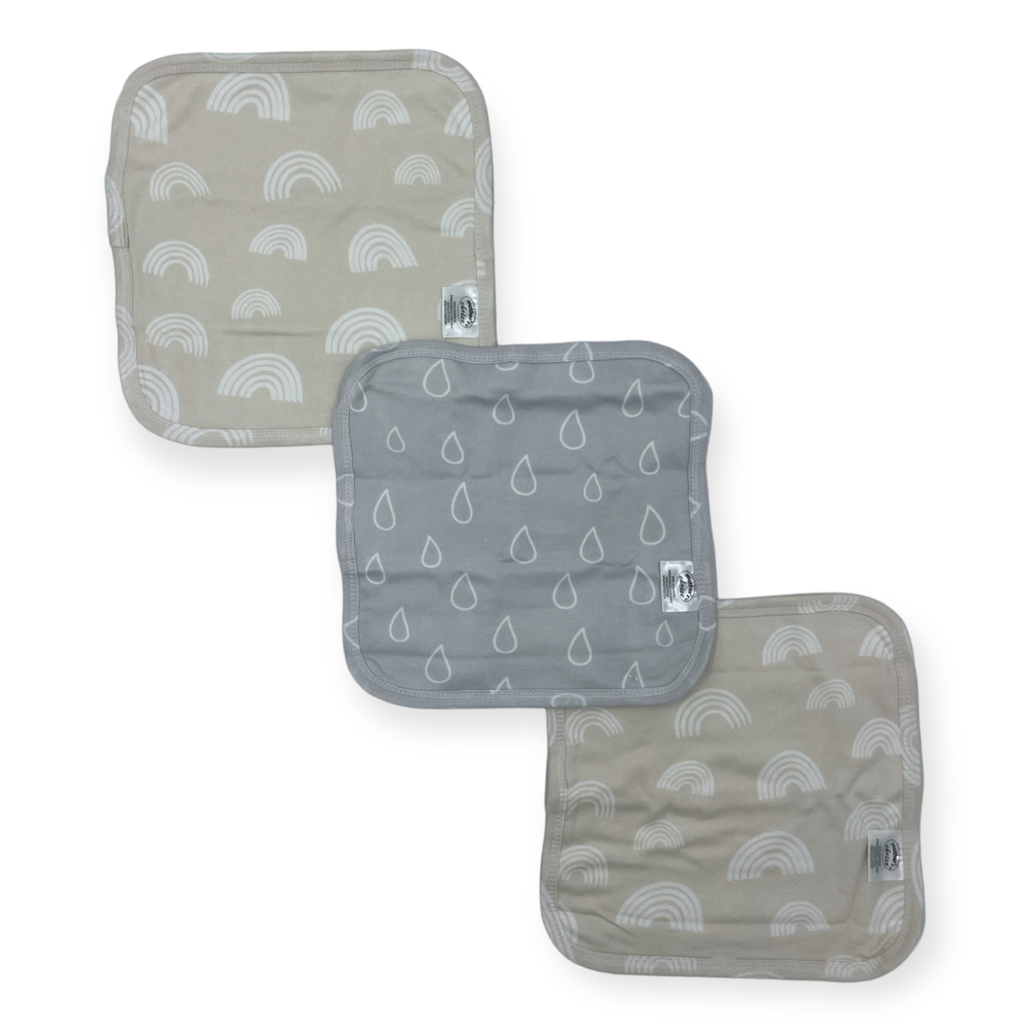 M/C BAMBOO 3PK FACECLOTHS STONE