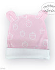 M/C BAMBOO 3PK NEWBORN BEANIE SET PINK