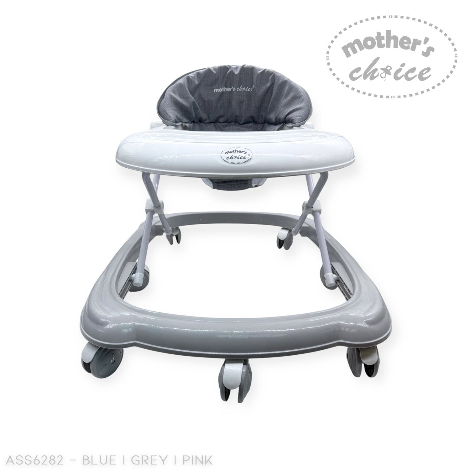 MOTHERS CHOICE BABY WALKER WITH MUSIC AND LIGHT, PLASTIC WHEEL