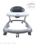 MOTHERS CHOICE BABY WALKER WITH MUSIC AND LIGHT, PLASTIC WHEEL