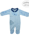 INF BOYS 2 PC AIRFORCE SAILOR GROWER SET 0-3M