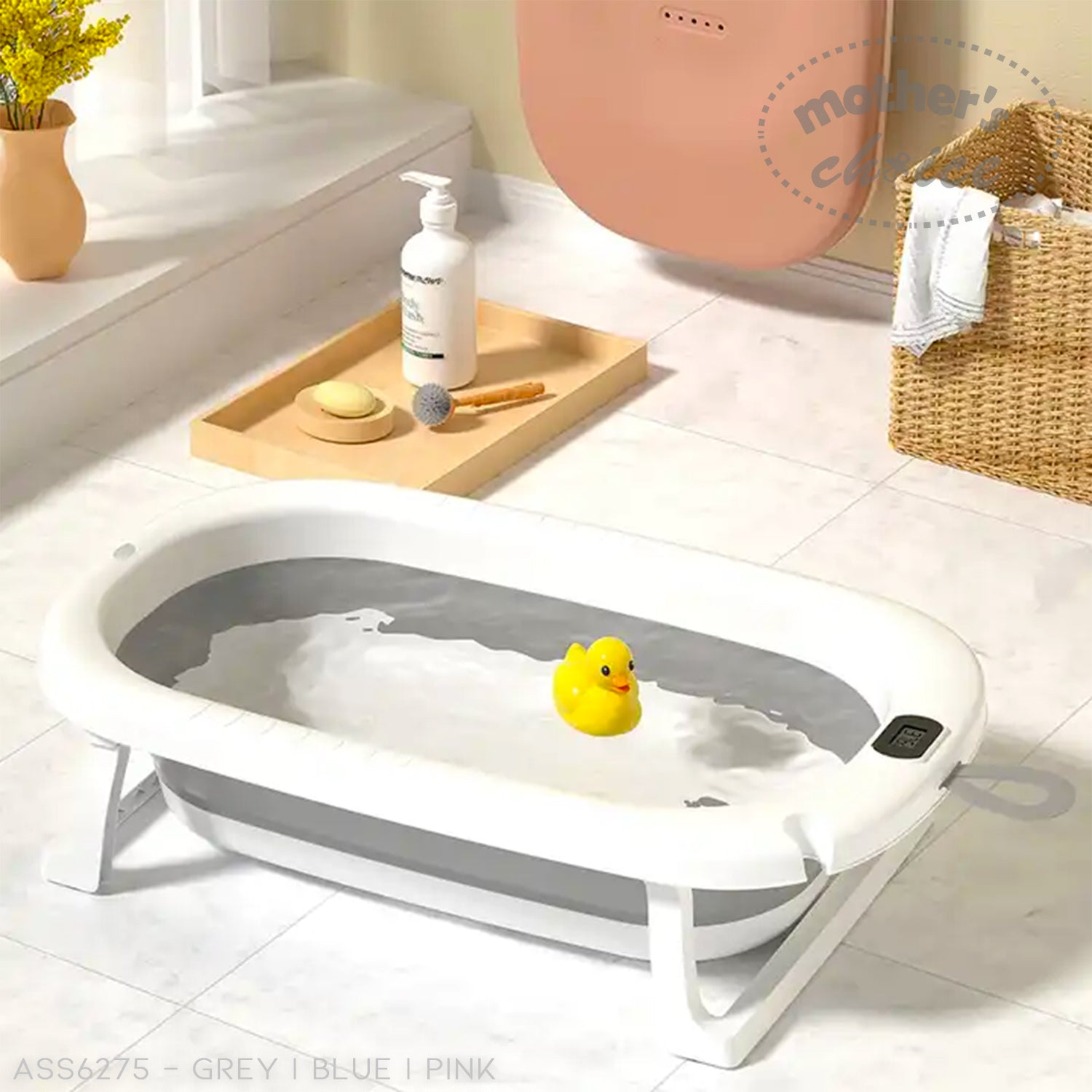 MOTHERS CHOICE BABY BATH TUB WITH CUSHION