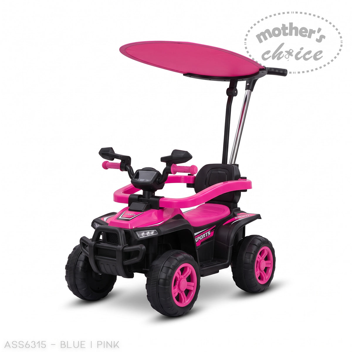 RIDE-ON CAR WITH CANOPY