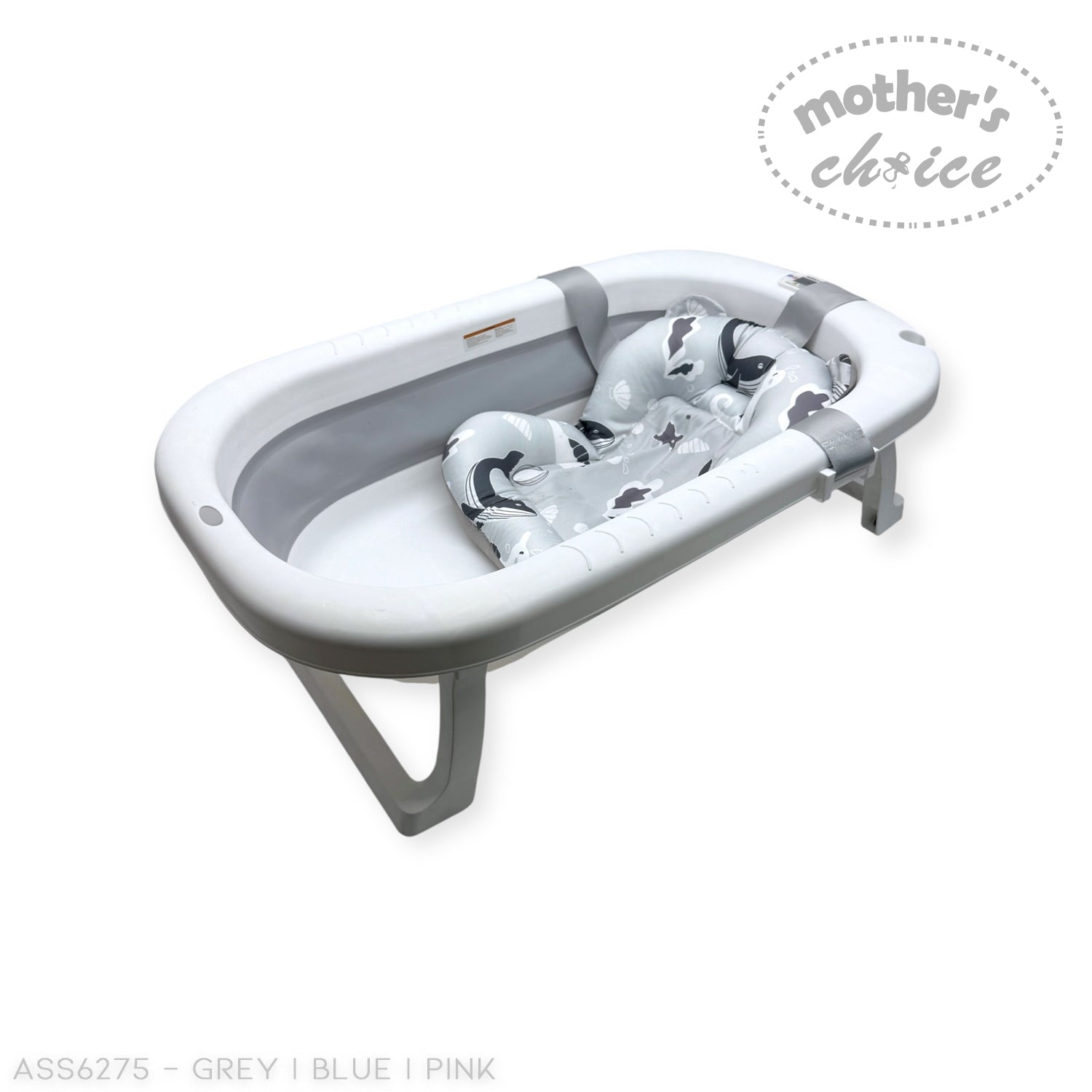 MOTHERS CHOICE BABY BATH TUB WITH CUSHION