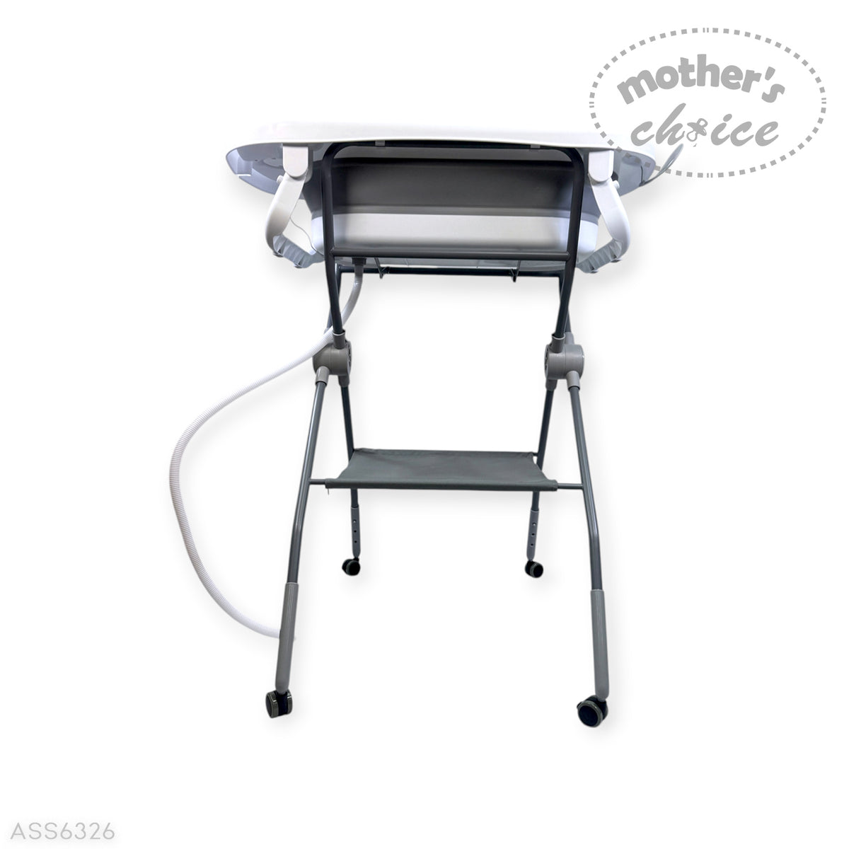 FOLDABLE BABY BATHTUB WITH THERMOMETER AND STAND