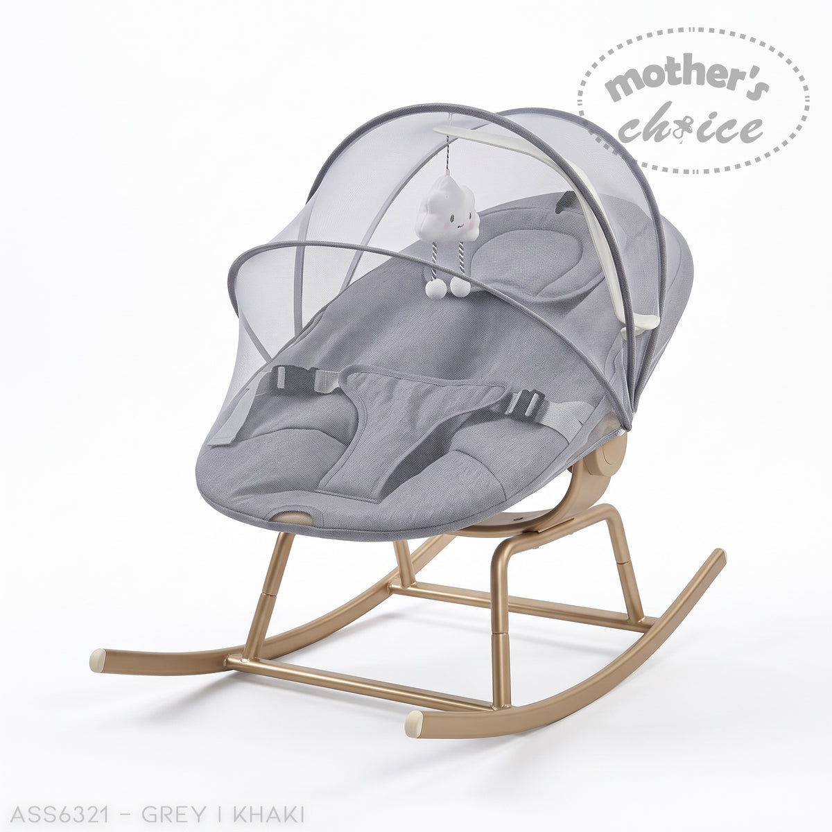 BABY BOUNCER WITH MOSQUITO NET COVER