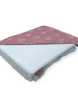 M/C BAMBOO HOODED TOWEL PINK