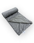 M/C BUBBLE SHERPA RECEIVER WITH SECURITY BLANKET GREY