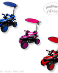 MOTHERS CHOICE RIDE ON CAR WITH CANOPY