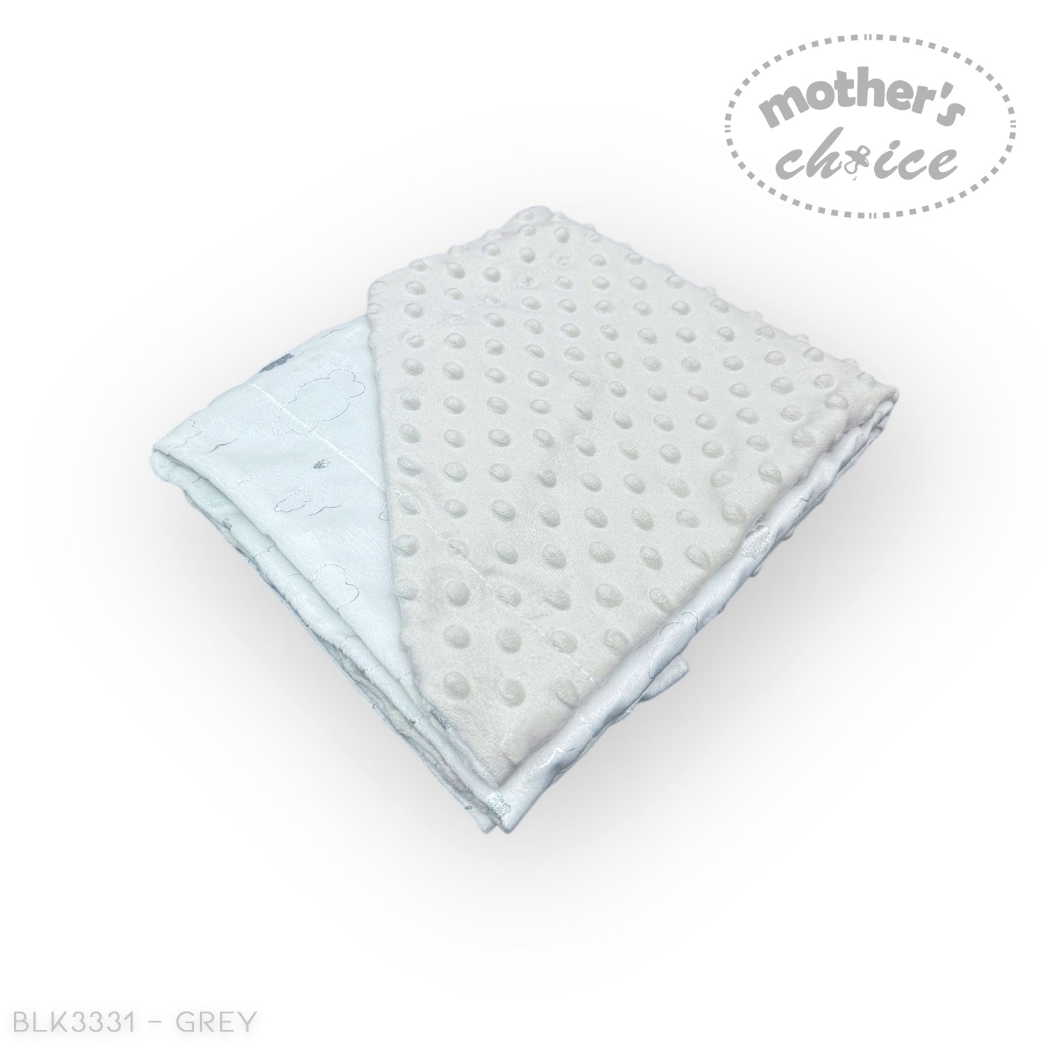 M/C GIFT BOX SHERPA BLANKET &amp;amp; PILLOW SET GREY