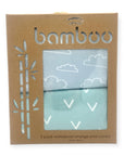 M/C BAMBOO 2PK  WATERPROOF CHANGE MAT  BLUE