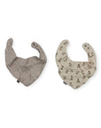 MC 100% COTTON 2 PACK BIBS