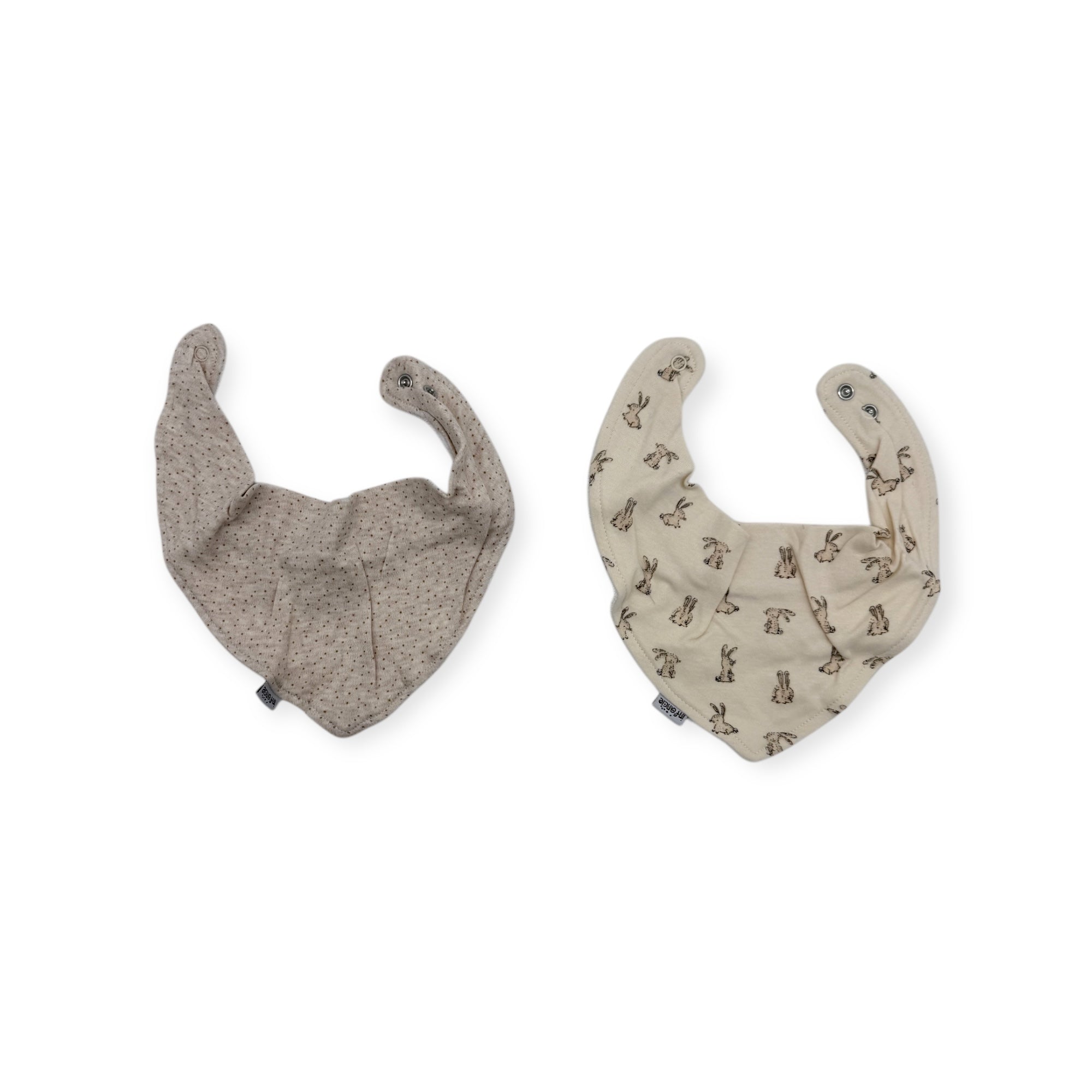 MC 100% COTTON 2 PACK BIBS