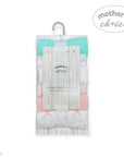 M/C 6 PACK WASHCLOTH SET PINK RAINBOW