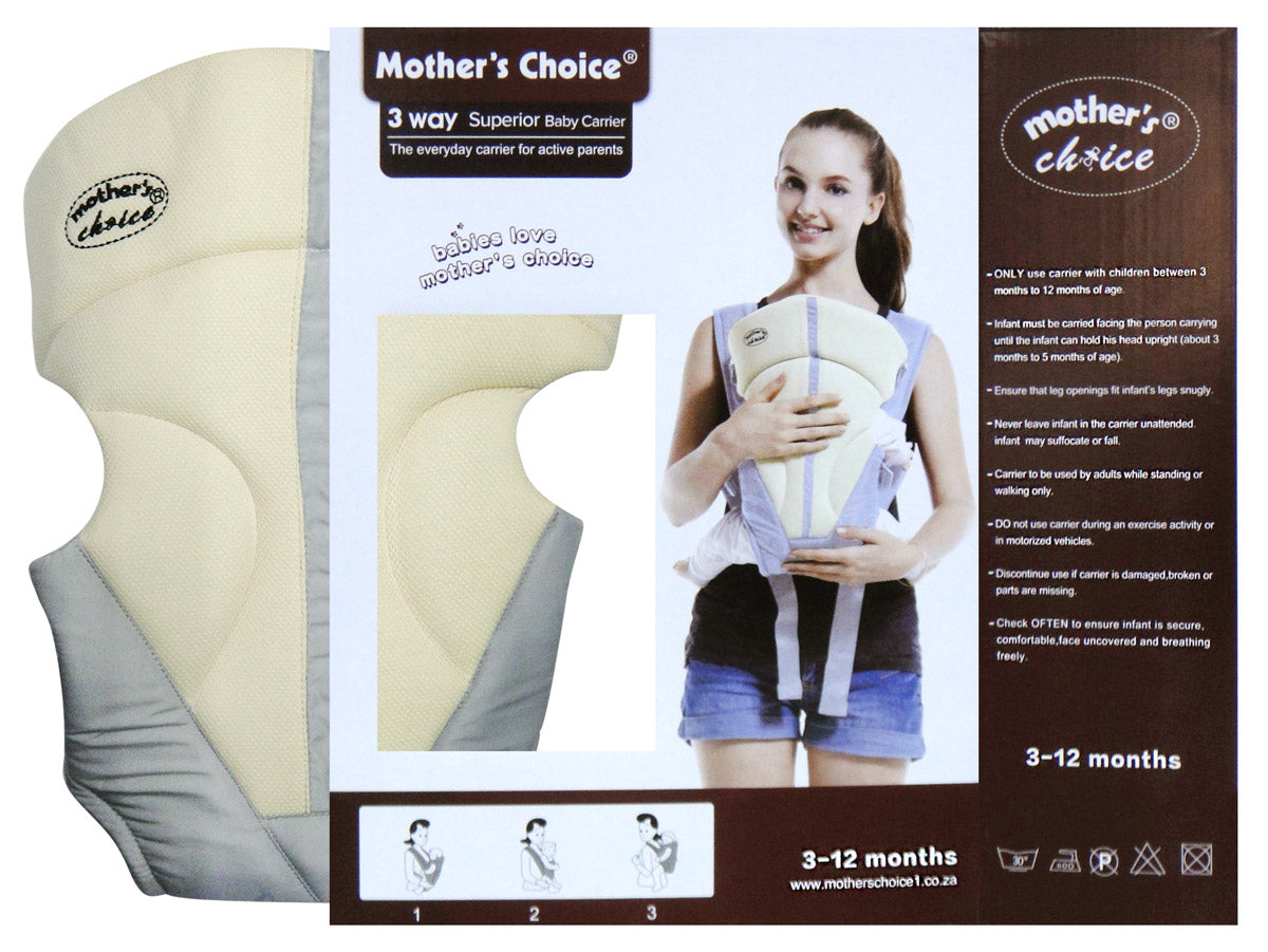 3 WAY SIGNATURE BABY CARRIER