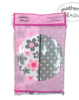 2 PACK FLANNEL RECEIVER GIRLS POLKA/FLOWER