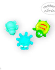 M/C 3 HOODED TOWELS & 3 SQUEAKYS