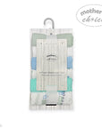 M/C 6 PACK WASHCLOTH SET BLUE TRAIN