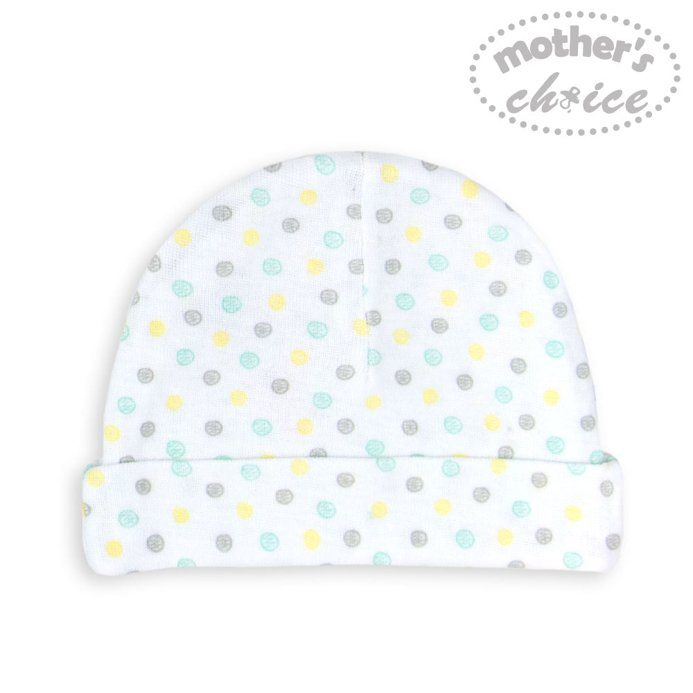 100% COTTON 5 PACK BEANIE HAT SET &#39;HELLO CUTE&#39;