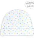 100% COTTON 5 PACK BEANIE HAT SET 'HELLO CUTE'