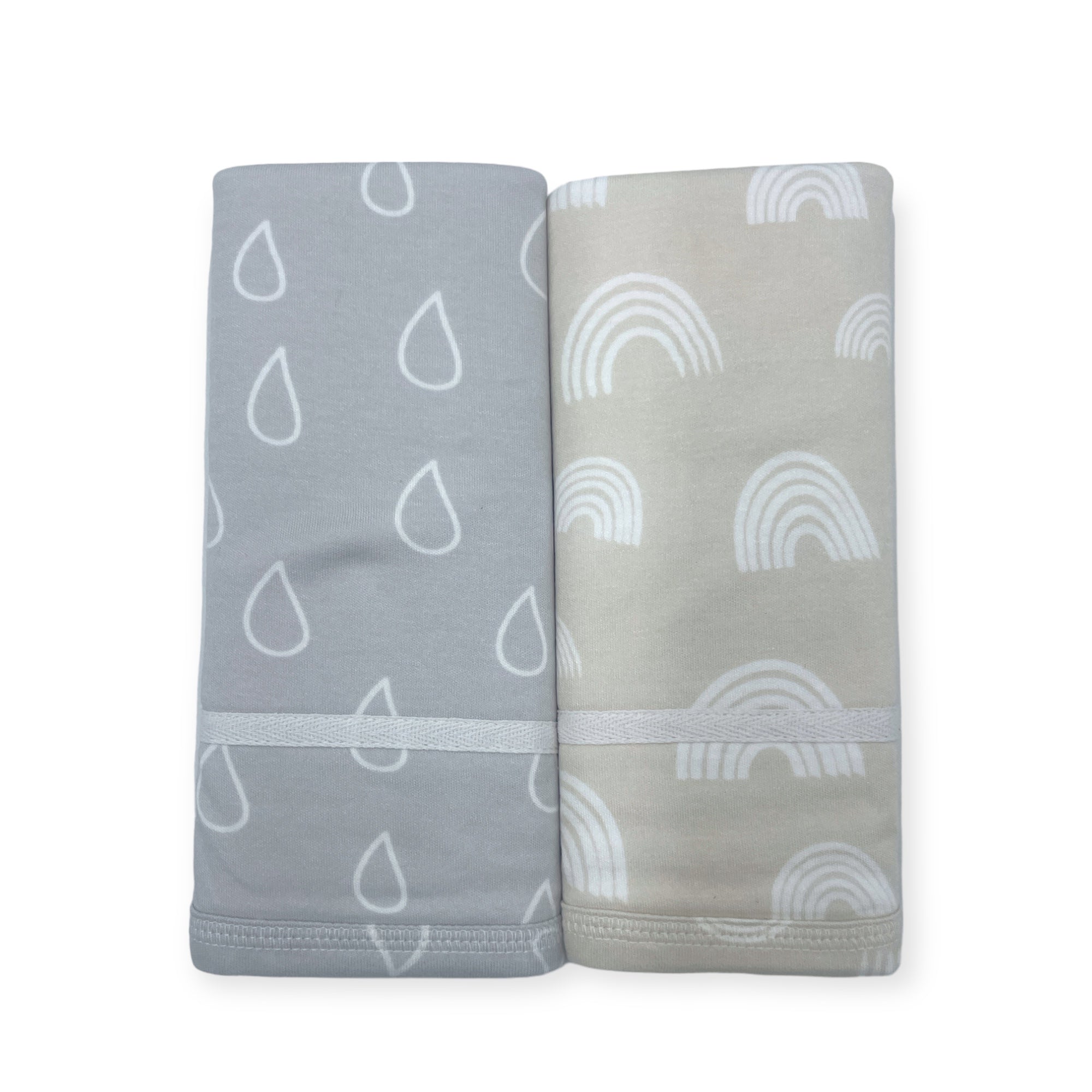 M/C BAMBOO 2PK BURPERS STONE