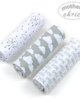 3 PACK FLANNEL RECEIVERS NEUTRAL CLOUDS