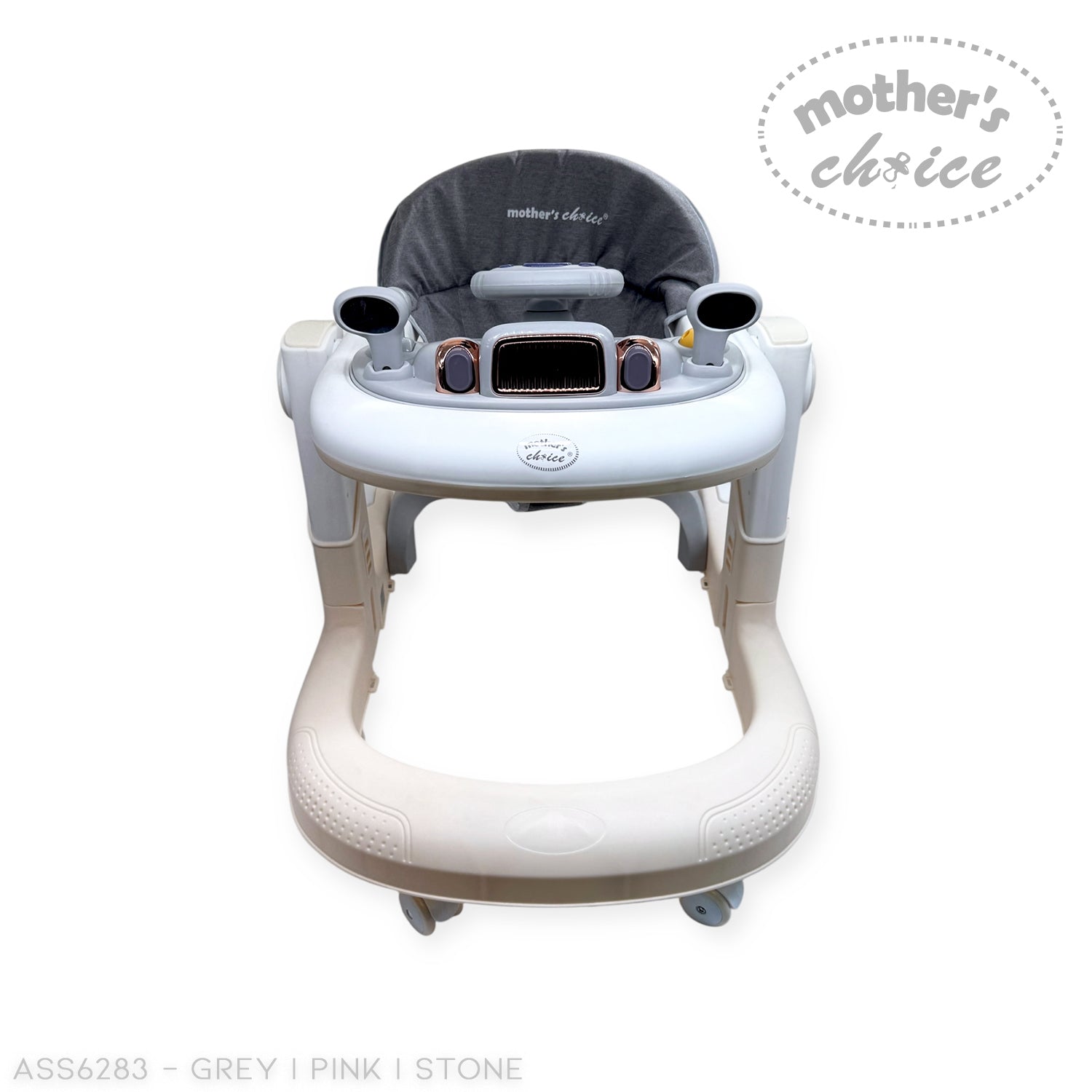 MOTHERS CHOICE BABY WALKER MUSIC MUTE WHEEL